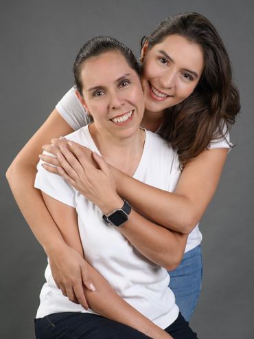 Fotografia mamá e hija.