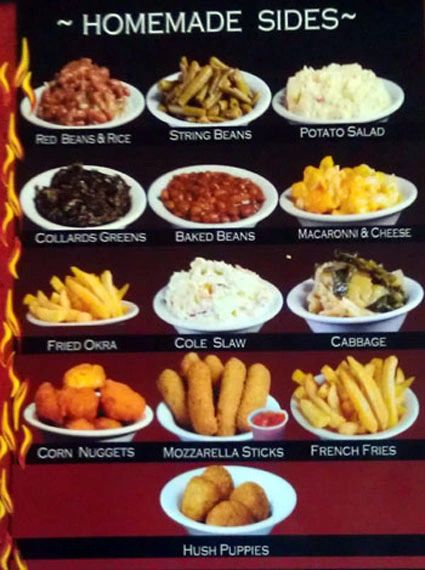 BIG Daddy s Barbeque Menu BBQ Sauce Ribs Chicken Pulled Pork Burgers