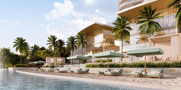 Mandarin Oriental West Palm Beach, 5400 N Flagler Dr, beachside cabanas along Intracoastal