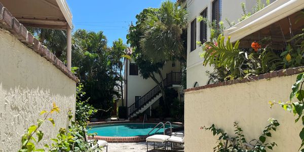 Casa 214, 214 Chilean Ave., Palm Beach,  condos for sale, flowers, path to pool