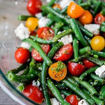 Green Bean and Feta Salad
An easy summer salad that makes the most of fresh summer green beans and t