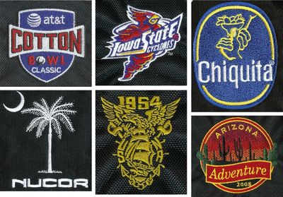 Embroidery examples