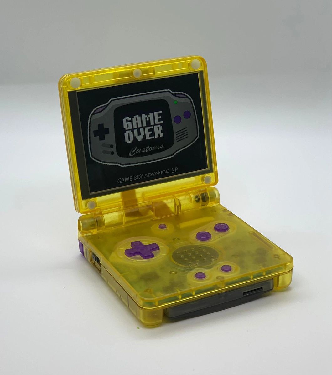 Gameboy Advance SP "Clear Lemon Edition"