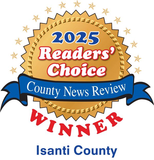 2025 Readers' Choice, County News Review Gold Seal Isanti County Best Real Estate Office Winner
