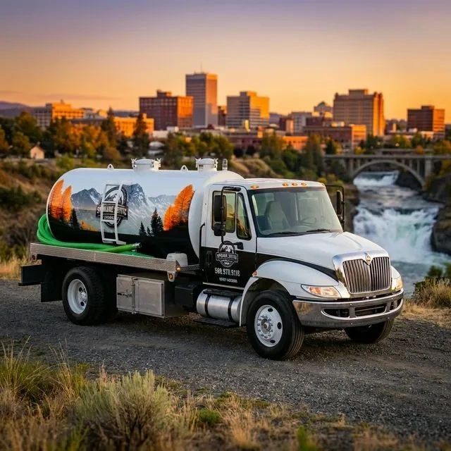 Septic truck pumping in Spokane WA