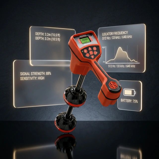 Ridgid NaviTrack Scout digital septic tank locator