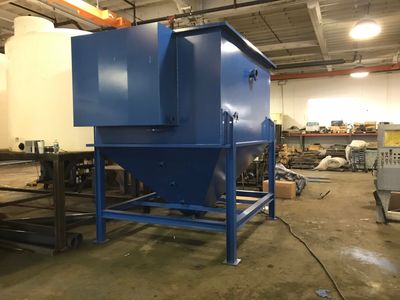 Met-Chem Lamella Clarifier stands ready to clean up waste water