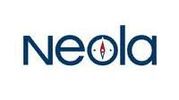 Logo of Neola with a compass in the letter O.