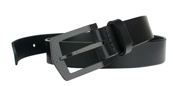 Carbon Fiber Wide Pin Brown Belt by Nickel Smart®