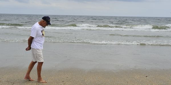 Uncle Terry, Contemplating the next decision on a lonely South Carolina Beach