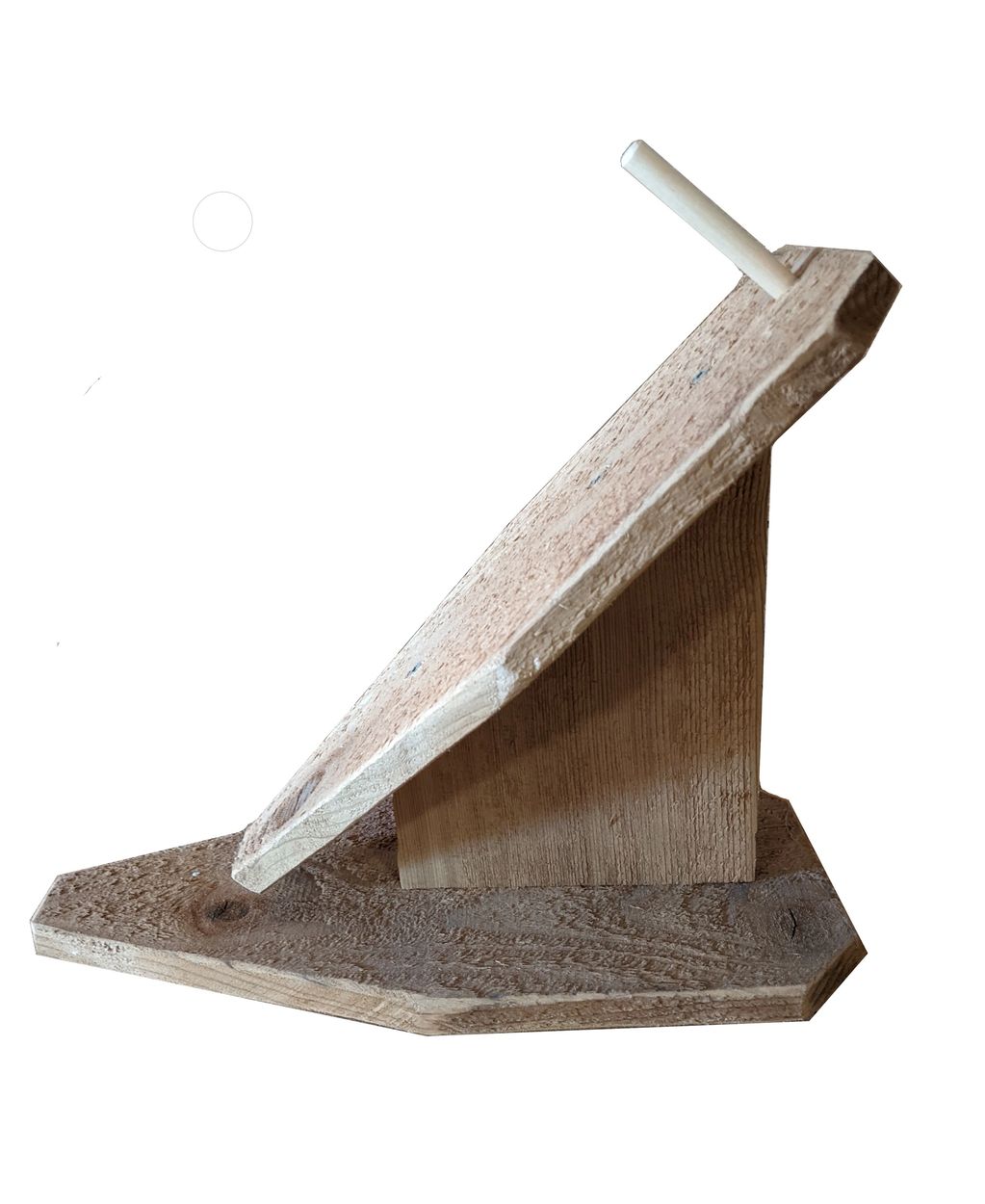 European Skull mount table top pedestal
