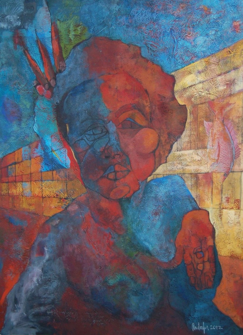 Dee / Acrylic on Paper / 2012