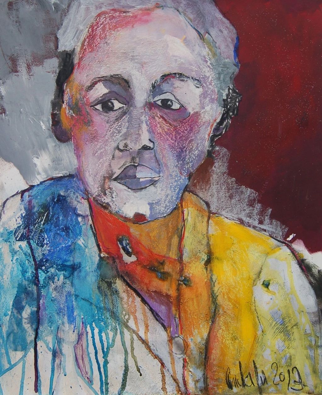 Granny / Acrylic on Paper /2012 