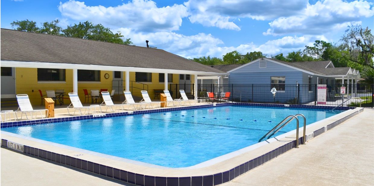 Heated Pool at Blue Parrot RV Resort