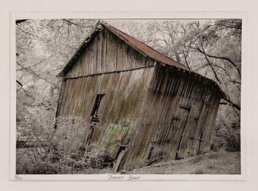 Tennessee barn history photogravure etching passerina press