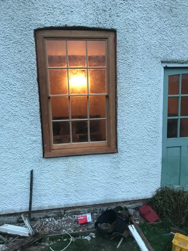 Georgian sash window 