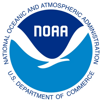 Logo of the National Oceanic and Atmospheric Administration (NOAA).