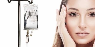 Intravenous saline bag