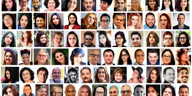 Collage of diverse smiling faces from various backgrounds and ages.