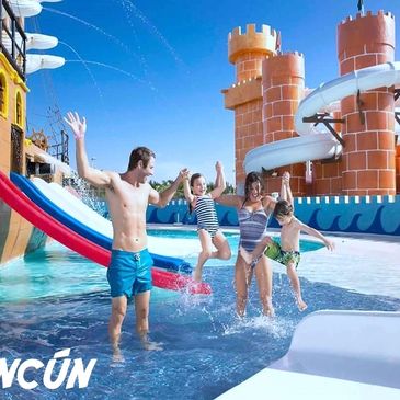 Paquetes a Cancún saliendo de Monterrey para familias Magnicharters Viva Aerobus Volaris