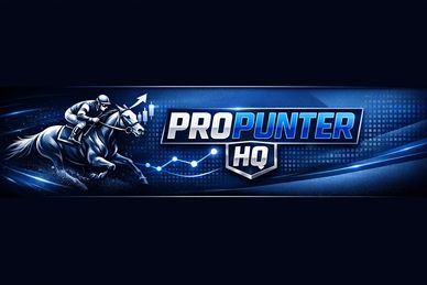 Logo of ProPunter HQ with a horse racing theme and upward graph.
