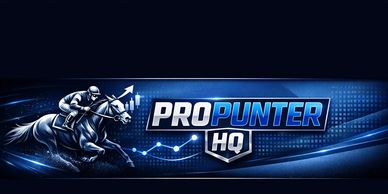 Logo of ProPunter HQ with a horse racing theme and upward graph.