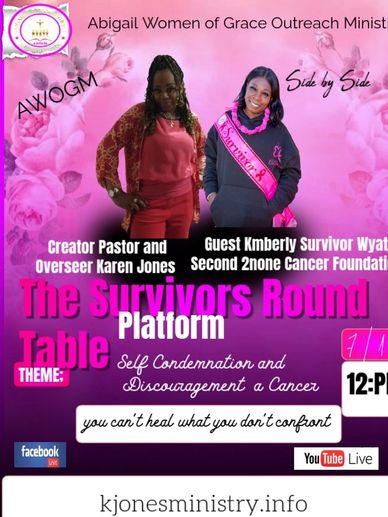 The Survivor  Table with Kimberly Survivor Wyatt owner of second2none cancer Foundation 