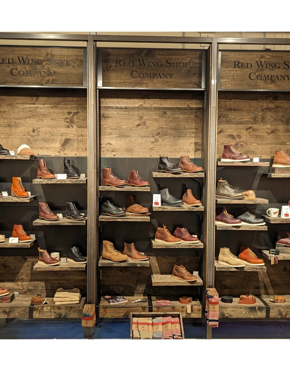 Selection of Heritage boots and shoes