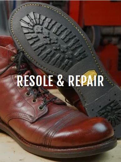 Resoled Iron Ranger boots