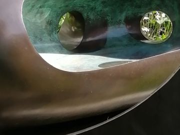 Barbara Hepworth sculpture - circles