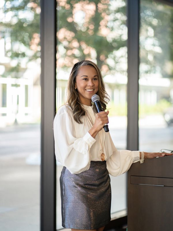 Motivational speaker inspiring corporate teams