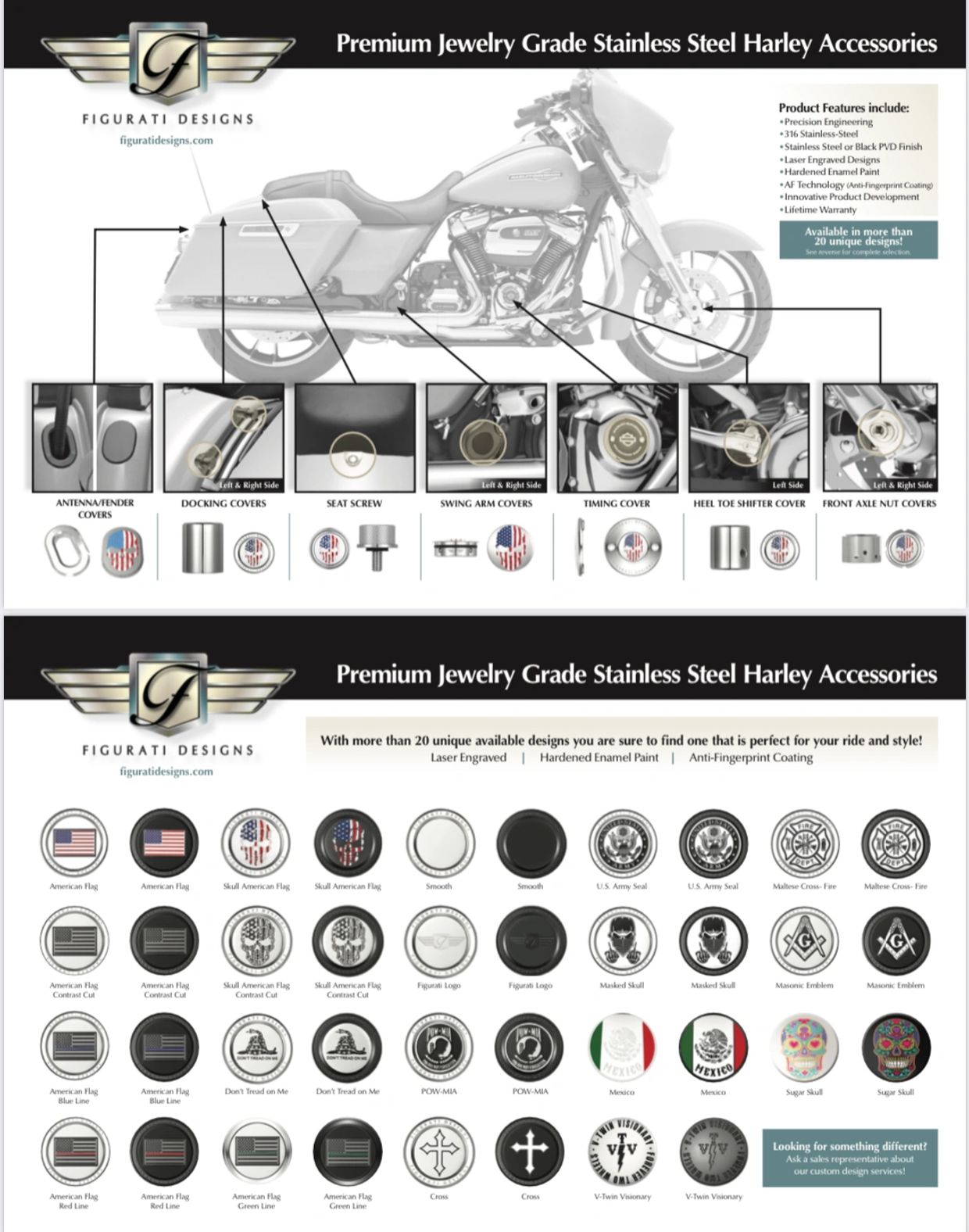Figurati Designs HarleyDavidson Motorcycles Aftermarket Parts and