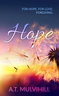 A glowing dandelion with seeds blowing at sunset, symbolizing hope and forgiveness.