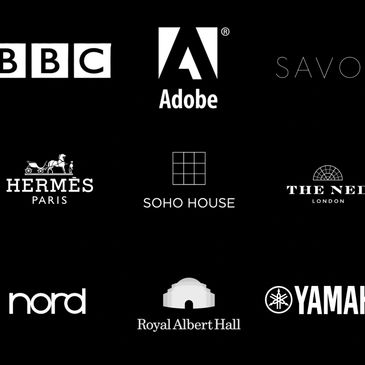 Fianchetto's trusted partners BBC, Adobe, Savoy, Hermes, Soho House, The Ned, Nord Royal Albert Hall
