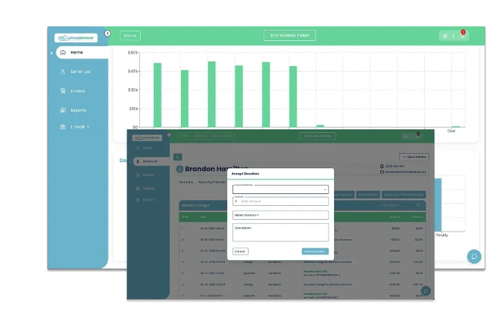 Donor Manager Software Image 1