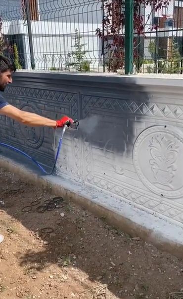 airless boya makinesi uygulama örneği, airless boya makinesi kiralama, airless trakya, airless çorlu