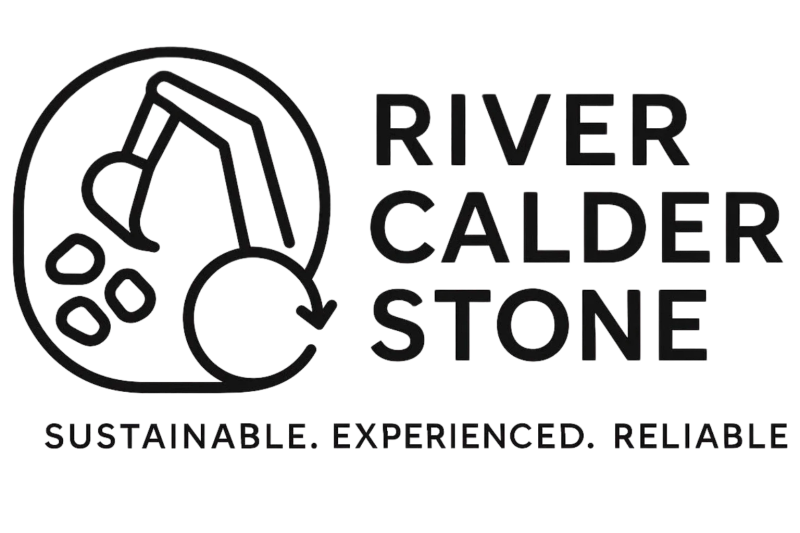 River Calder Stone logo: Sustainable. Experienced. Reliable.