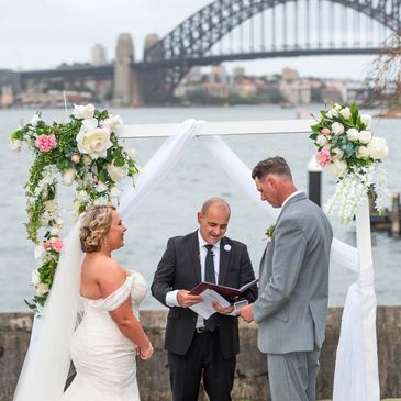 Sydney Harbor, Wedding Celebrant