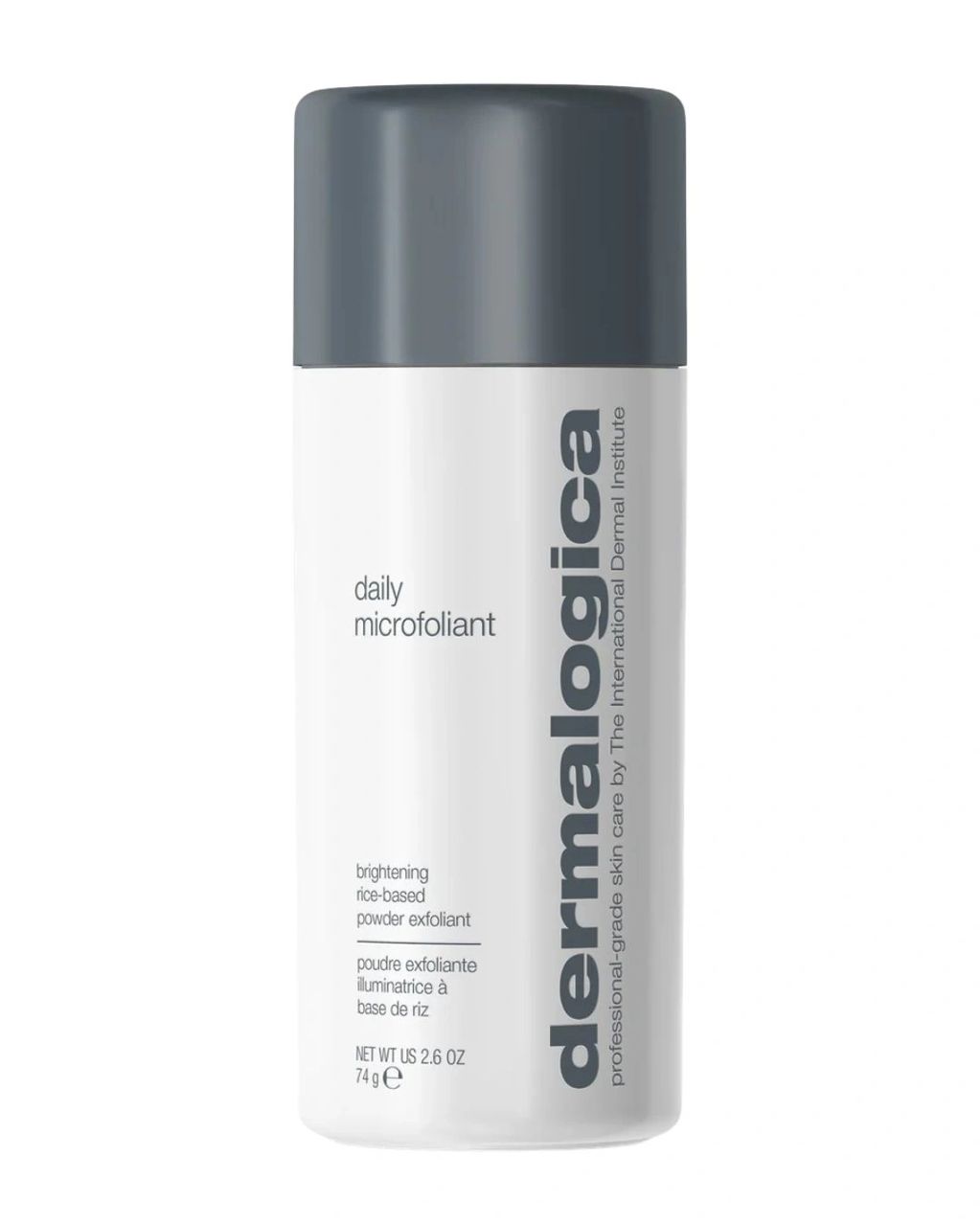 Dermalogica Daily Microfoliant brightening rice-based powder exfoliant.