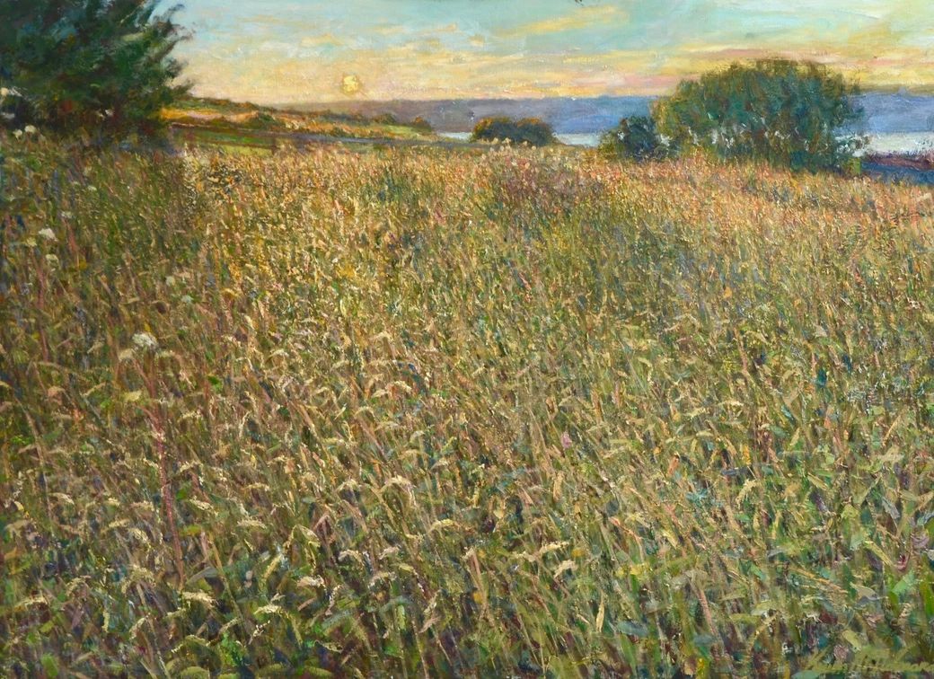 Atlantic Meadow, Oil on Canvas 