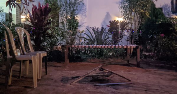 bonfire at hotel deomali,Kunduli during night whilst visit to deomali.