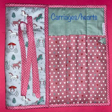  Unicorns Carriages Wrap with hearts pockets.  £10 + £4.19 1st Class . Free delivery within 6 