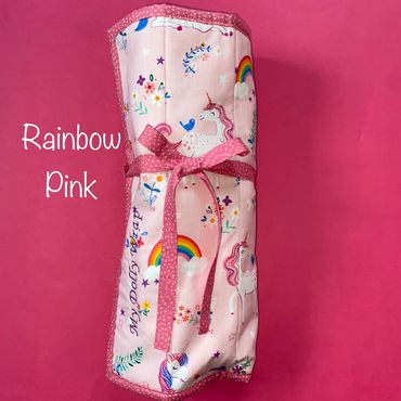 Rainbow Pink Wrap.  £8 + £4.19 1st Class . Free delivery within 6 miles of NG14.  DM @dollywrap to o