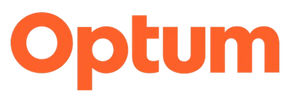 The word "Optum" written in bold orange letters.