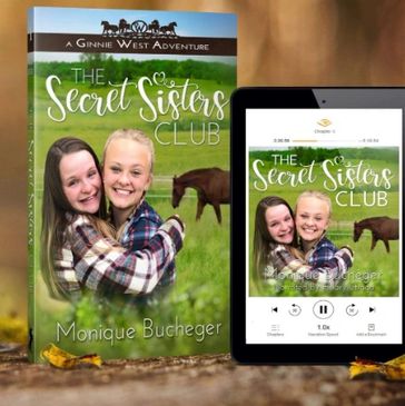 A book titled "The Secret Sisters Club" written by Monique Boo Hay Ger. Available in Audiobook