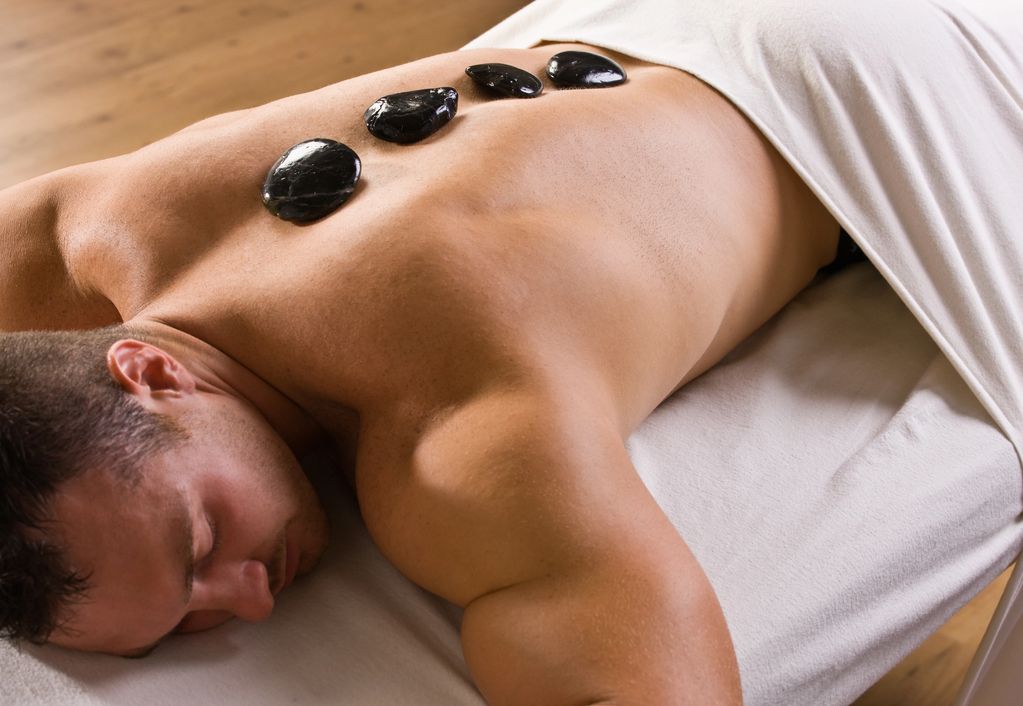 Gay massage - Sensual hot stones