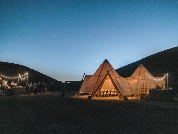 under canvas events, events under canvas, party tipi, glamping tents, glamping event, glamping party