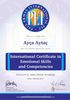 Paul Ekman International Emotional Skills and Competencies Sertifikası – Ayça Aytaç