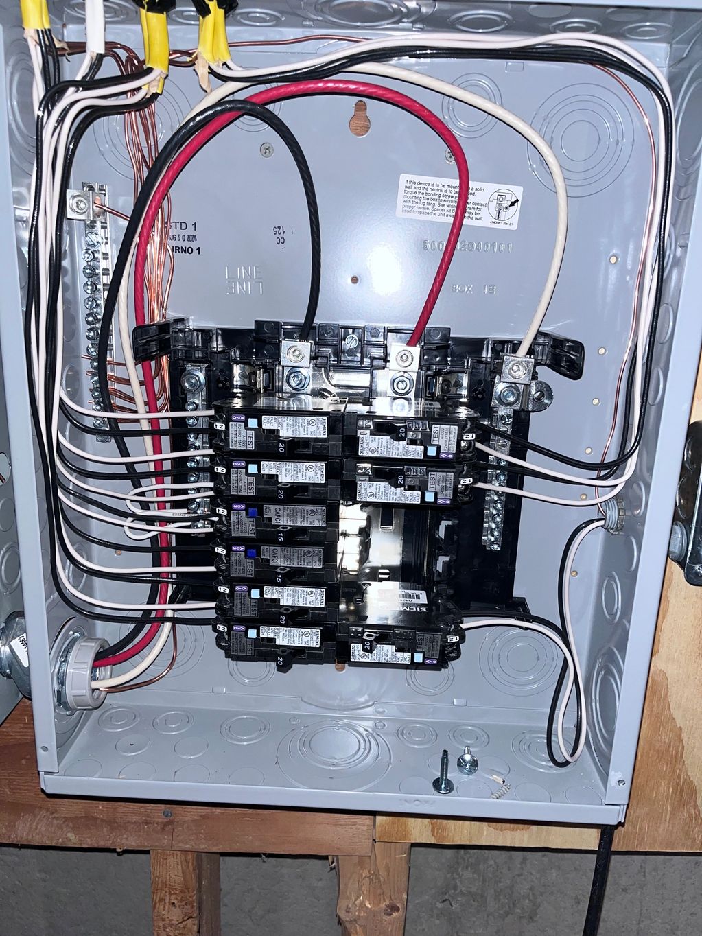 Sub-Panel Installation