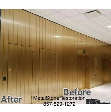 Wall restoration of metal 